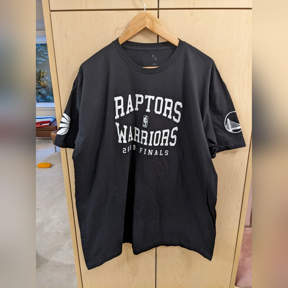 Peace Collective Raptors vs Warriors NBA Finals T Shirt